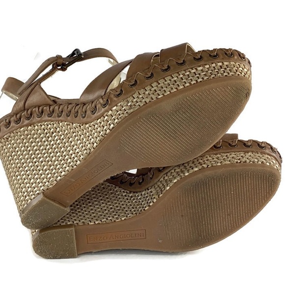 Enzo Angiolini Wedge Sandals Size 6M - Picture 6 of 7